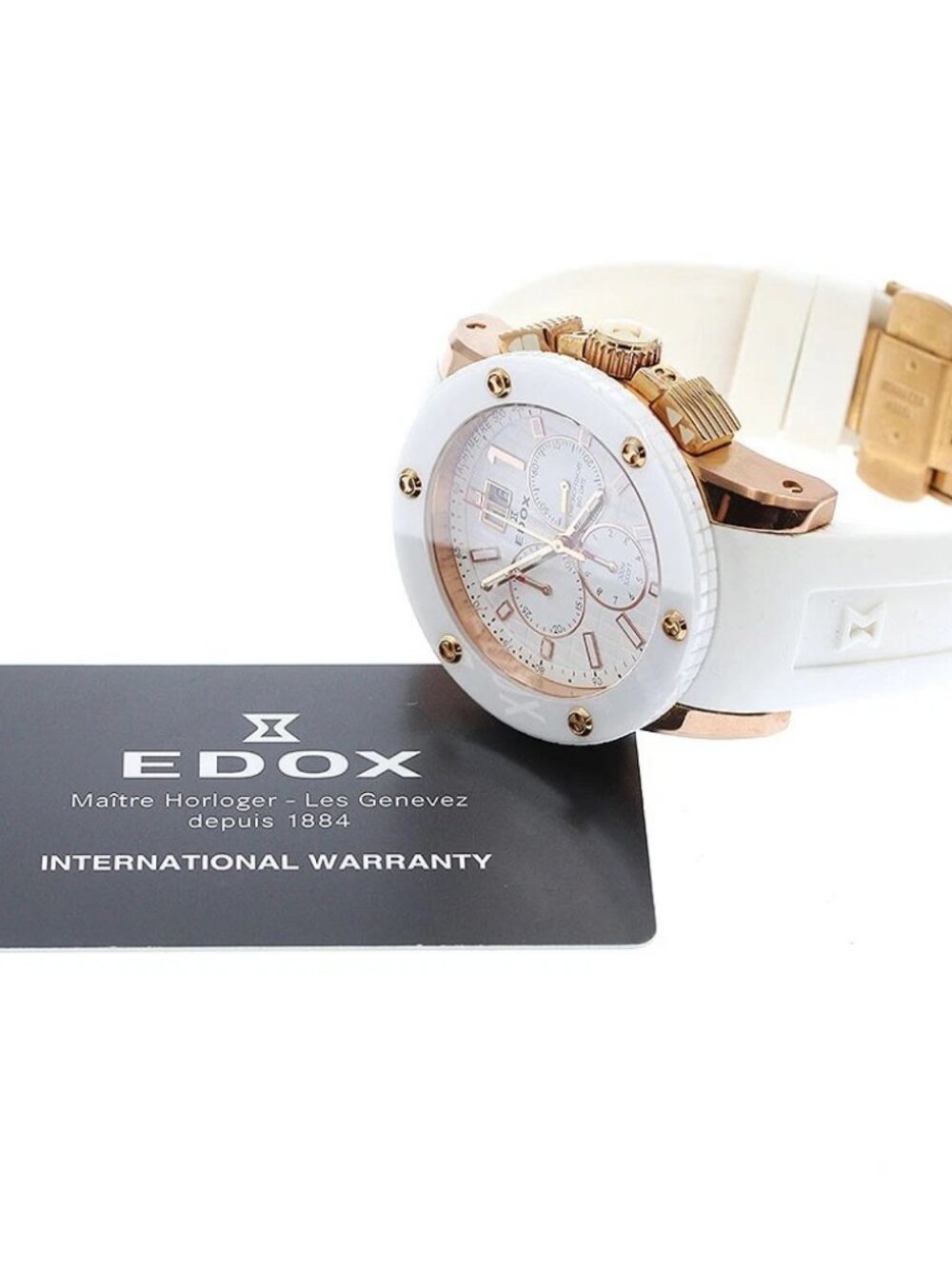 EDOX Class One Chrono Offshore 10012 Big date Quartz Men's Watch
